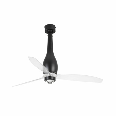32003-10 Faro ETERFAN ?1280 MM MATT BLACK TRANSP. BL 17W 3000K