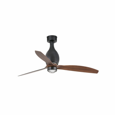 32028-10 Faro MINI ETERFAN ?1280MM MATT BK WOOD BL 17W 3000K