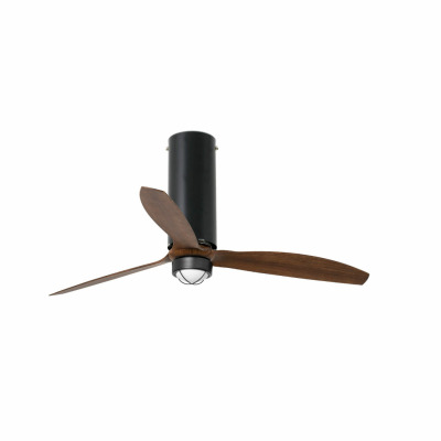32037WP-10 Faro TUBE FAN ?1280MM M/BK 3 WOOD BL. 17W 3000K NO/R