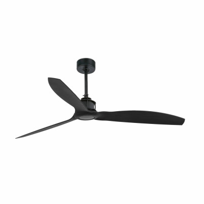 32100 Faro JUST FAN BLACK/BLACK CEILING FAN WITH DC MOTOR