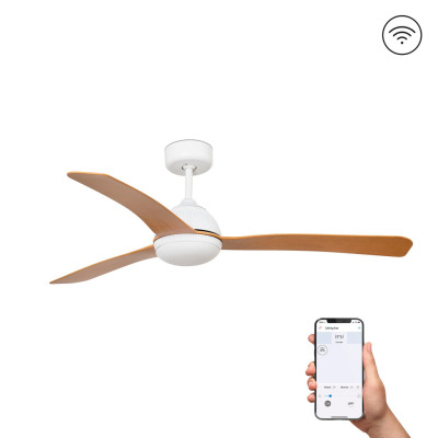 33341WP Faro GRID White fan DC SMART