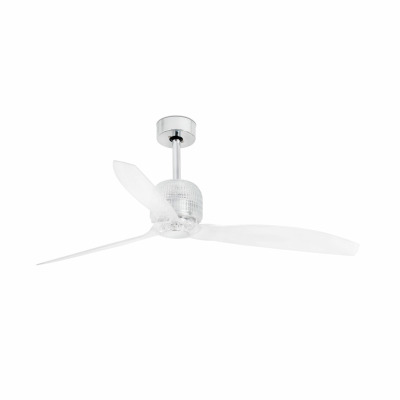 33394DWP Faro DECO FAN ?1280 MM CHROME 3 B. TRANSPARENT W/R