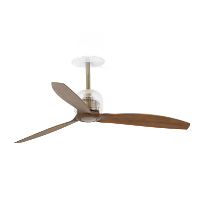 33398DR TK-Lighting DECO FAN RECESSED ?1280 ORO VIE 3B WALNUT