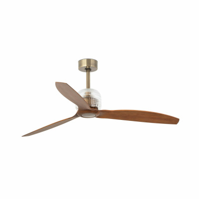 33398DWP Faro DECO FAN ?1280 MM OLD GOLD 3 B. W/R