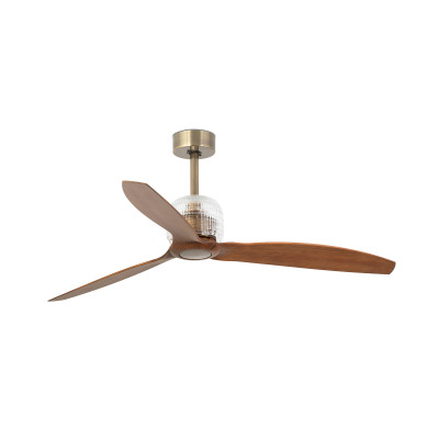 33398DWT TK-Lighting DECO FAN ?1280 OLD GOLD 3B NOGAL TUYA