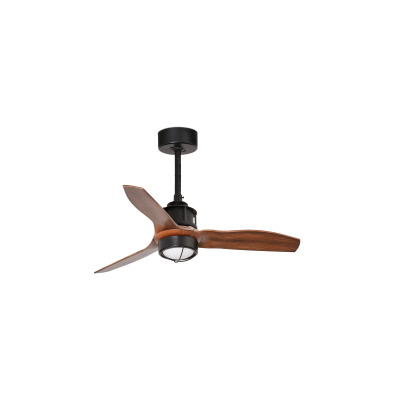 334251N TK-Lighting JUST FAN S ?810 BLACK 3B NOGAL 3000K