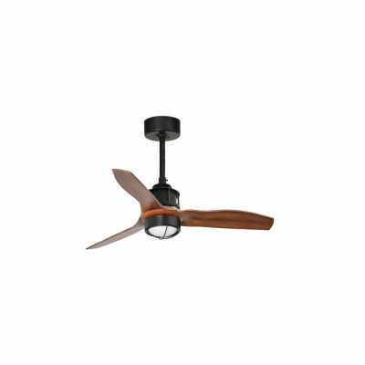 33425WP-10 Faro JUSTFAN XS ?810MM BLACK B. WOOD 17W 3000K NO/R