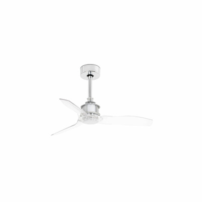 33426 Faro JUST FAN XS ?810mm CHROME TRANSPARENT BLADES