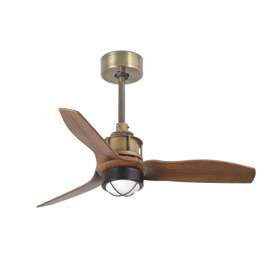 334281N TK-Lighting JUST FAN S ?810 OLD GOLD 3B NOGAL 3000K