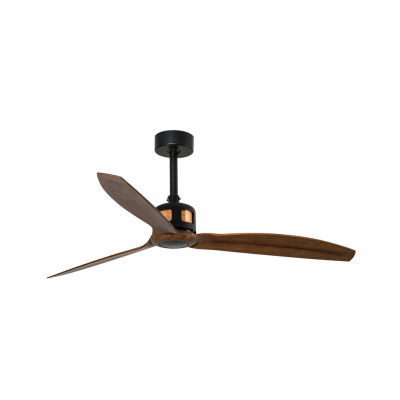 33451 Faro COPPER FAN ?1280 MM BLACK 3 B. DARK WOOD