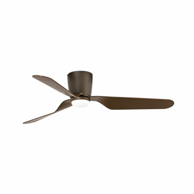 33492-5 Faro PEMBA L LED Brown fan with DC motor