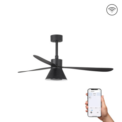 33761WP-23 Faro AMELIA ?1320MM BLACK 3 B. CONE 20W CCT DIM NO/R
