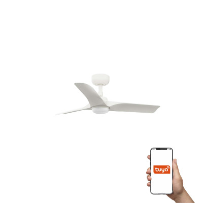 33824WT-1TW Faro HEY S ?900MM WHITE 3 P WHITE LED 10W CCT TUYA