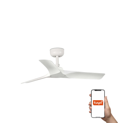 33824WT Faro HEY S ?900MM WHITE 3 BLADES WHITE TUYA