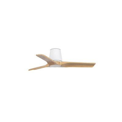 33836 TK-Lighting HEYWOOD TUB S ?900MM WHITE 3 BLADES WOOD LIGHT