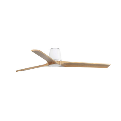 33838 TK-Lighting HEYWOOD TUB L ?1320MM WHITE 3 BLADES WOOD LIGHT