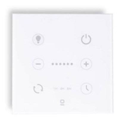 33987 Faro WHITE WALL CONTROL DC FANS W/LIGHT DIMM