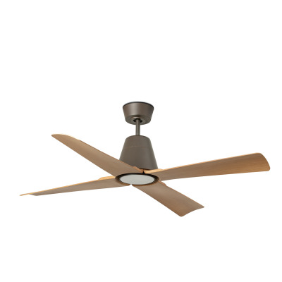 34106-130 Faro TYPHOON DC ?1300MM BROWN 4B WOOD IP44 19W 3000K