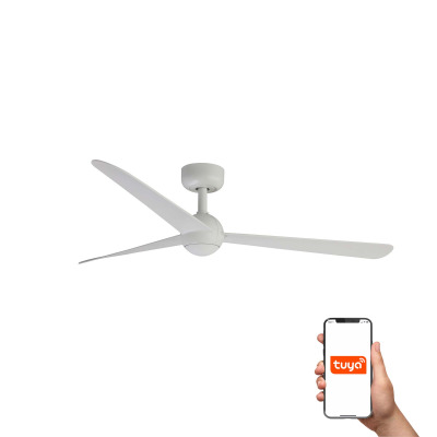 34272WT TK-Lighting SFERA M ?1250MM WHITE 3 BLADES WHITE TUYA