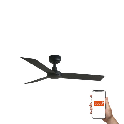 34289WT TK-Lighting CRUISER S ?1060MM BLACK 3 BLADES BLACK TUYA