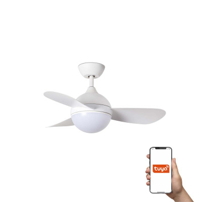 34300WT TK-Lighting HVAR ?970MM WHITE 3 BLADES 24W TUYA