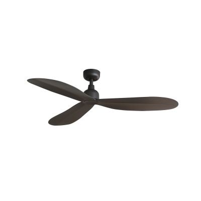 34301 Faro PALMA M ?1290mm BROWN 3 BLADES IP44 SEASIDE DIM