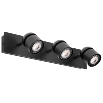 40667 Faro COCO WALL LAMP BLACK 3xGU10