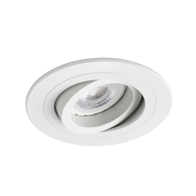 43398 Faro RAD?N ADJUSTABLE WHITE RECESSED LAMP GU10