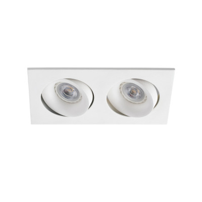43403 Faro ARG?N-2 ADJUSTABLE WHITE RECESSED LAMP 2XGU10