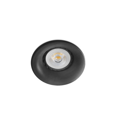 43409 Faro NE?N BLACK RECESSED LAMP 1XGU10 CIRC