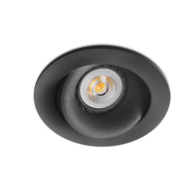 43411 Faro ARG?N ADJUSTABLE BLACK RECESSED LAMP GU10