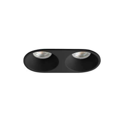 43421 TK-Lighting GAS BLACK RECESSED LAMP 2L GU10/MR16