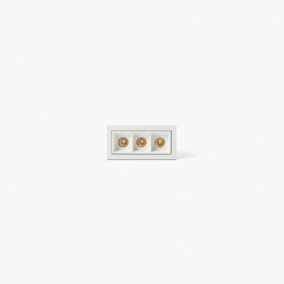 43701930411 Faro TROOP RECESSED WHITE-WHITE 3X2W 48° 3000K CRI90