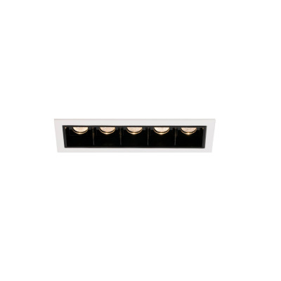 43702 Faro TROOP 5L white recessed lamp
