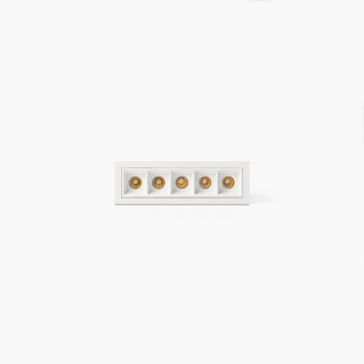 43702927311 Faro TROOP RECESSED WHITE-WHITE 5X2W 36° 2700K CRI90