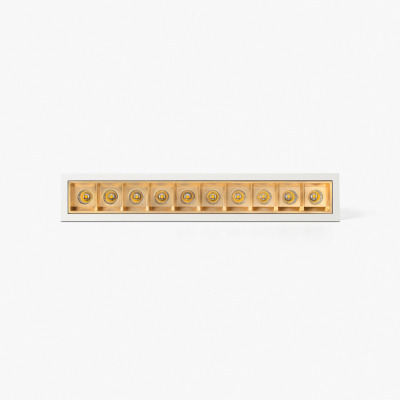43703930114 Faro TROOP RECESSED WHITE-GOLD 10X2W 15° 3000K CRI90