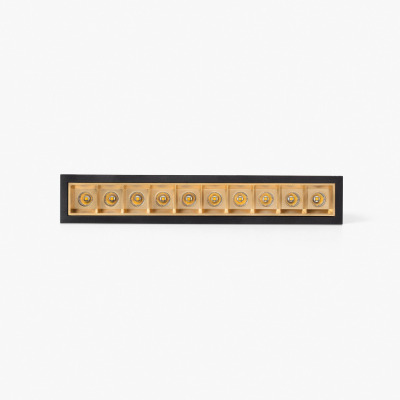 43703930124 Faro TROOP RECESSED BK-GOLD 10X2W 15° 3000K CRI90