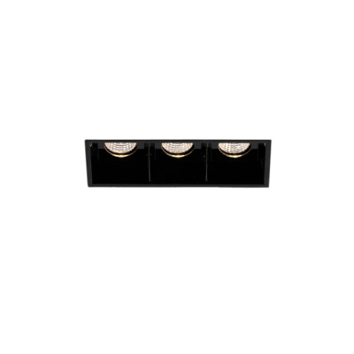 43705 Faro TROOP 3L Trimless black recessed lamp