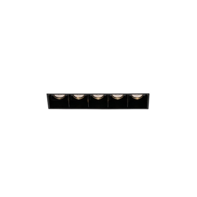 43706 Faro TROOP-5 Trimless black recessed lamp