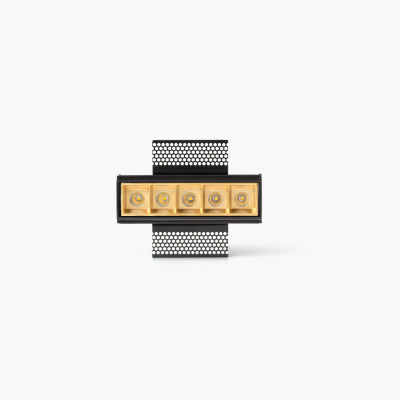 43706930404 Faro TROOP RECESSED GOLD 5X2W 48° TRIMLESS 3000K CRI90