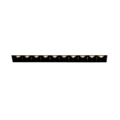 43707 Faro TROOP 10L Trimless black recessed lamp