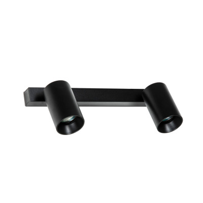 43743 Faro STAN W/LAMP CEILING LAMP BLACK 2xGU10