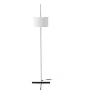 57211 Faro STAND UP SCHWARZ STEHLAMPE WEISS SCHIRM E27 20W     