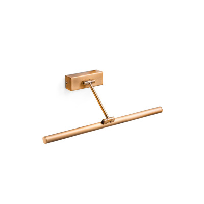 61084 Faro MAGRITTE-2 LED WALL LAMP OLD GOLD 8W