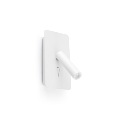 62120 Faro SUAU LED WHITE WALL LAMP HIGH POWER LED 3W 3000K