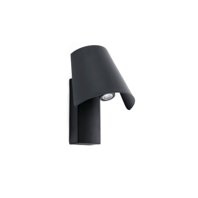 62162 Faro LE PETIT BLACK WALL LAMP