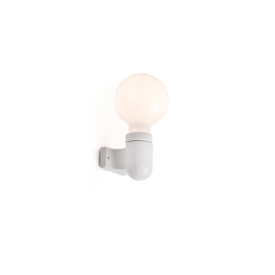 62302 Faro SERA WALL LAMP WHITE 1L E27