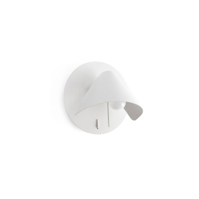 62355 Faro NOON WALL LAMP WHITE E27