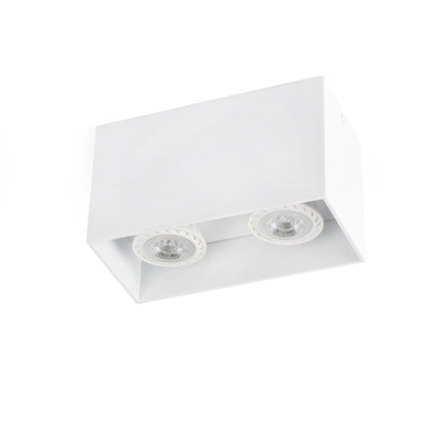63272 Faro TECTO WHITE CEILING LAMP 2 X GU10