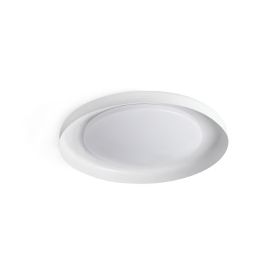 64097 Faro DOLME WHITE CEILING LAMP ?400 LED 24W